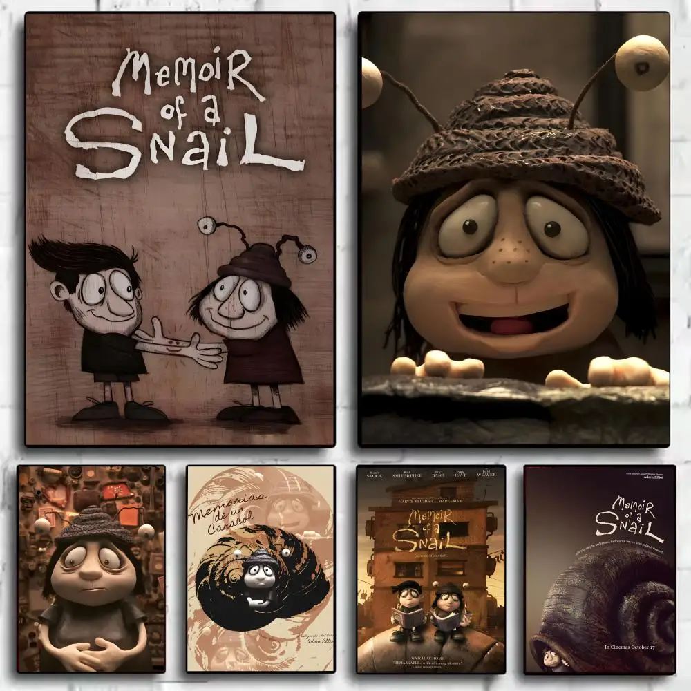 M-Memoir of a الحلزون المشارك HD الفن لزجة جدار مقاوم للماء غرفة المعيشة المنزلي غرفة نوم بار الديكور الجمالي #1