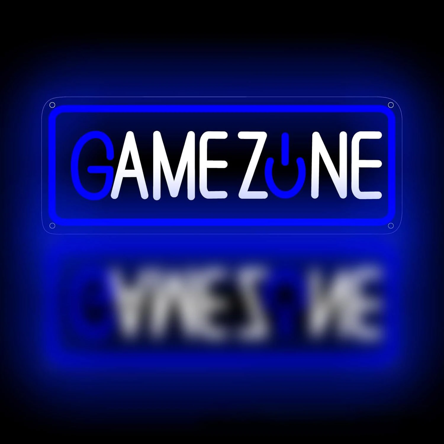 New Game Zone LED Neon Sign, USB Powered Wall Decor for Gaming Room Man Cave, Trendy Light for PC Setup Game Room, Gamer Gift