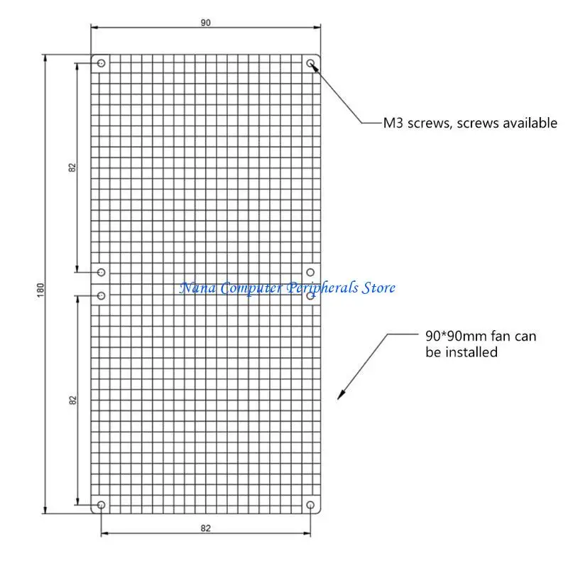 

F68C 3080 3090 Медный кулер графического процессора Задняя панель блока графического процессора 1 шт.