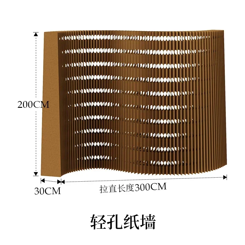 TTOffice Screen Partition Wall Folding Push-pull Movement Light, Partition Wall Board Simple