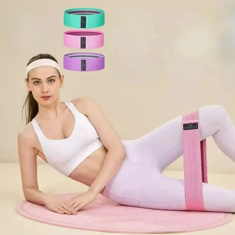 1/3 Stück Yoga Pilates Elastische Widerstandsbänder Hüftkreis-Expander für Heimfitness-Training