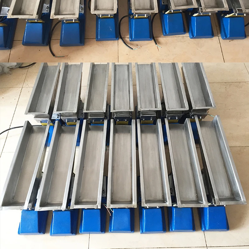 GZV1 GZV2 Small Electromagnetic Vibrating Feeder With controller 220V Adjustable Speed Mini Shaking Feeding Machine