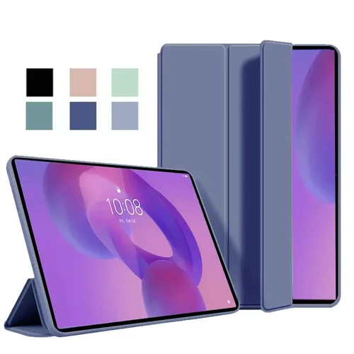 Imagen 1 del producto Para Lenovo Idea Tab Pro funda de 12,7 pulgadas plegable magnética PU soporte suave TPU contraportada para Lenovo idea tab pro 2025 tb373fu funda