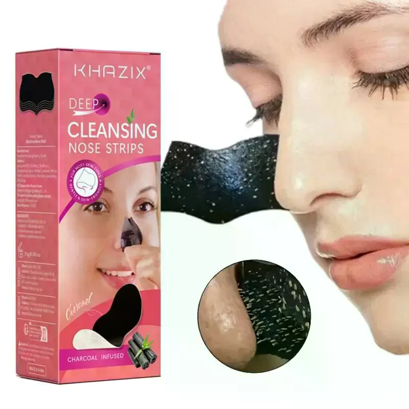 10/30/50Pcs Black Hydrocolloid Nose Strips Deep Cleansing Blackhead Remover Gentle Patches For Blackheads Whiteheads