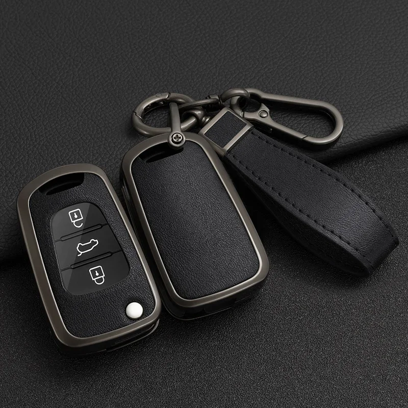 Car key case cover for Hyundai Elantra accent i20 i30 ix20 ix35 for Kia Sportage Rio 3 soul Optima CEED pro K5 K2 pride