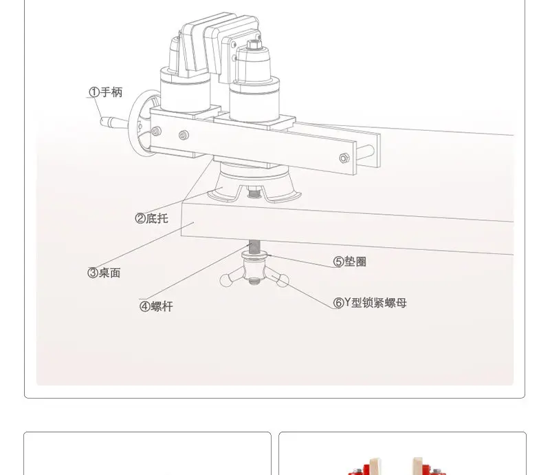 360° Rotatable Bakelite Workbench Woodworking Tool For Folk Guitar Luthier Crafting Repair