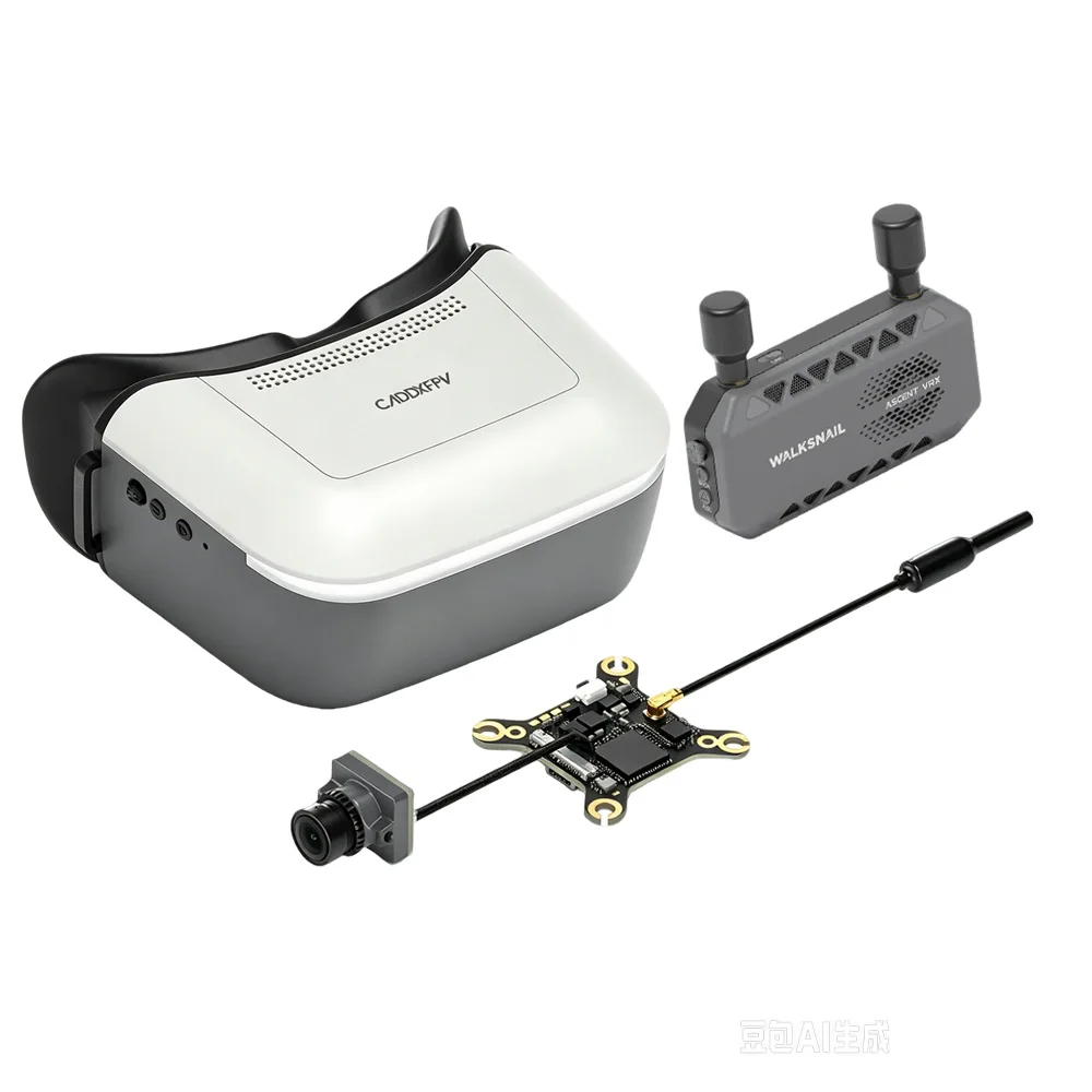 

Caddxfpv CADDX Ascent Goggles/Ascent FPV VRX With Lite Vtx Kit 5.8Ghz For RC FPV Drone