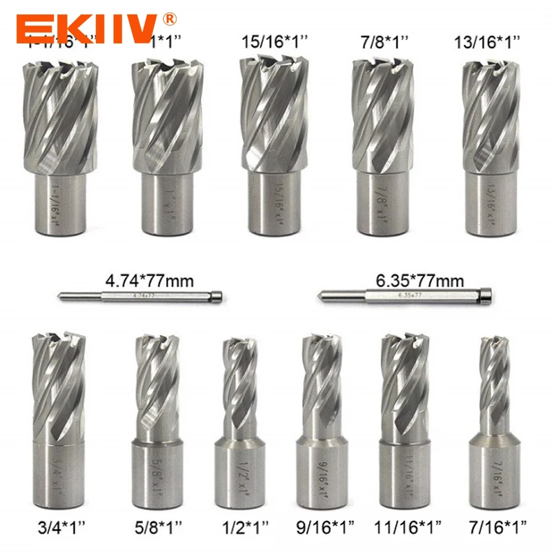 Weldon Shank HSS Annular Broach Cutter Mag Magnetic Drill Bit for Magnetic Drill Machine Metal Cutting
