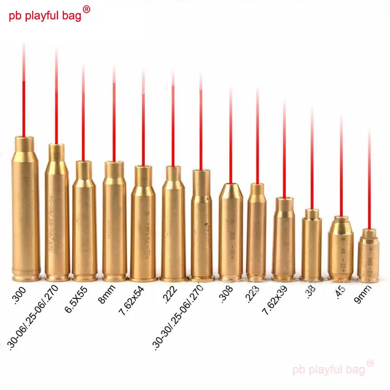 PB zabawny worek Outdoor Sports kalibrator podczerwieni 223REM 7mm 9mm 303BR 2MW celownik laserowy czerwona kropka taktyczne zabawki akcesoria QG381