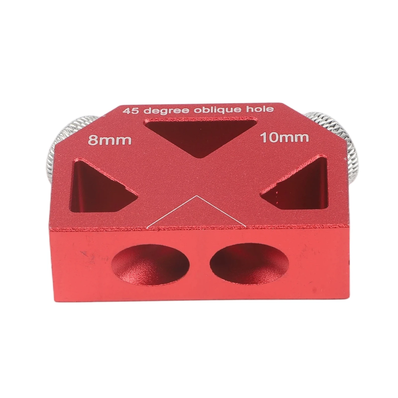 Wood Joinery Drill Guide Engineered for 45 Degree Angle Consistency When Creating Dowel Connections in Visible Surfaces