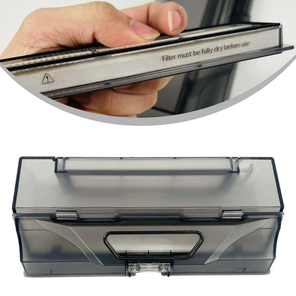 Lixeira com Filtro HEPA para Trouver RLS3 L/DS, Finder para Mova L600 L/300, para Dreame D/9, para Aspirador Robô L10, Peça de Reposição