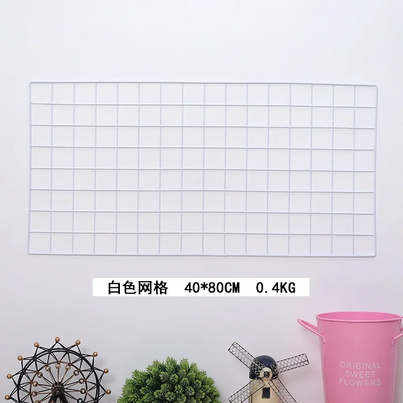 Home Wall Holder Ins Decoration Grid Decor Photo Frame Postcard DIY Wall Art Display Storage Rack Shelf Organizer