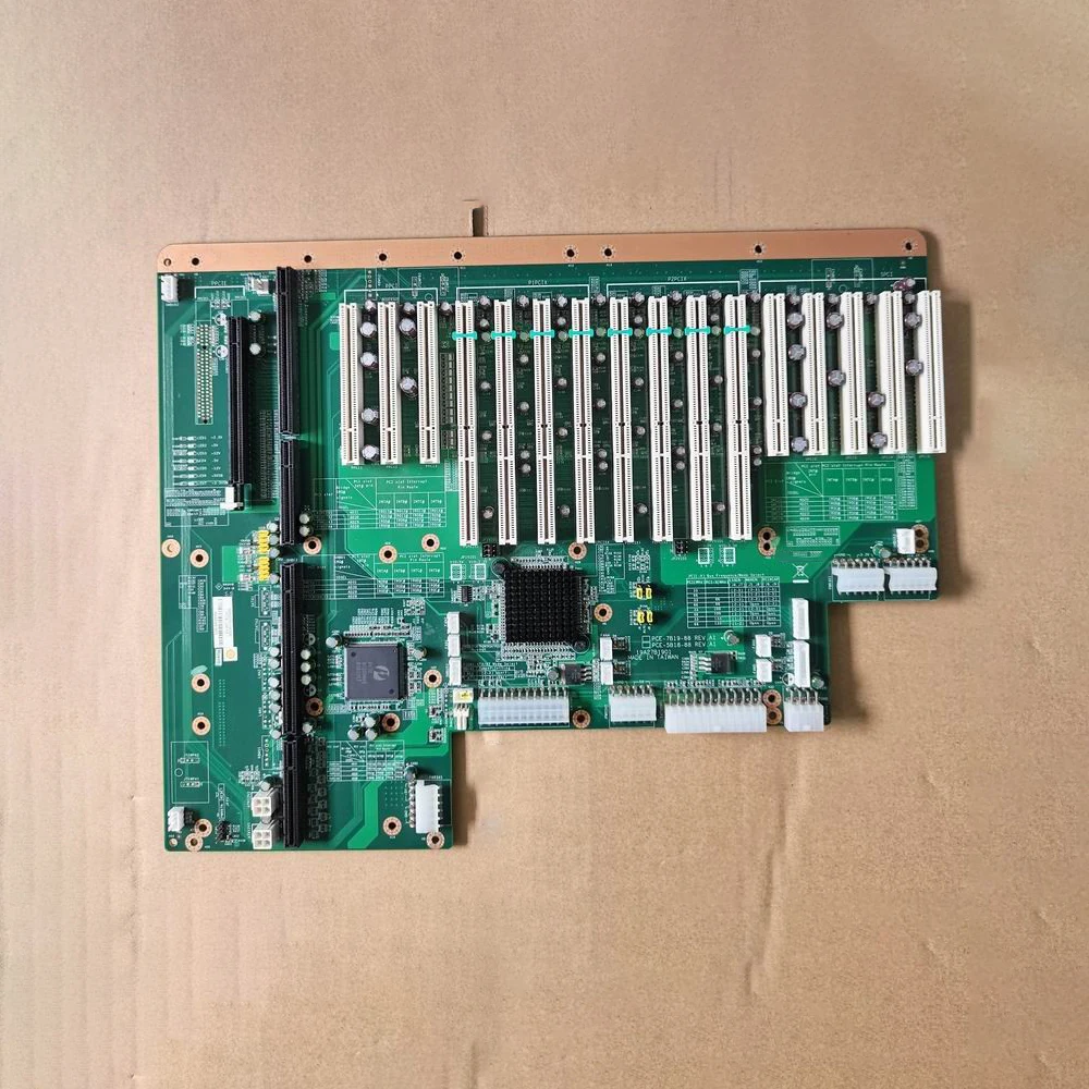 PCE-5B18 ل Advantech PCE-5B18-88 REV.A1 64 بت PCI PICMG 1.3 PCE-7B19-88 A1 لوحة قاعدة اللوحة الأم للتحكم الصناعي