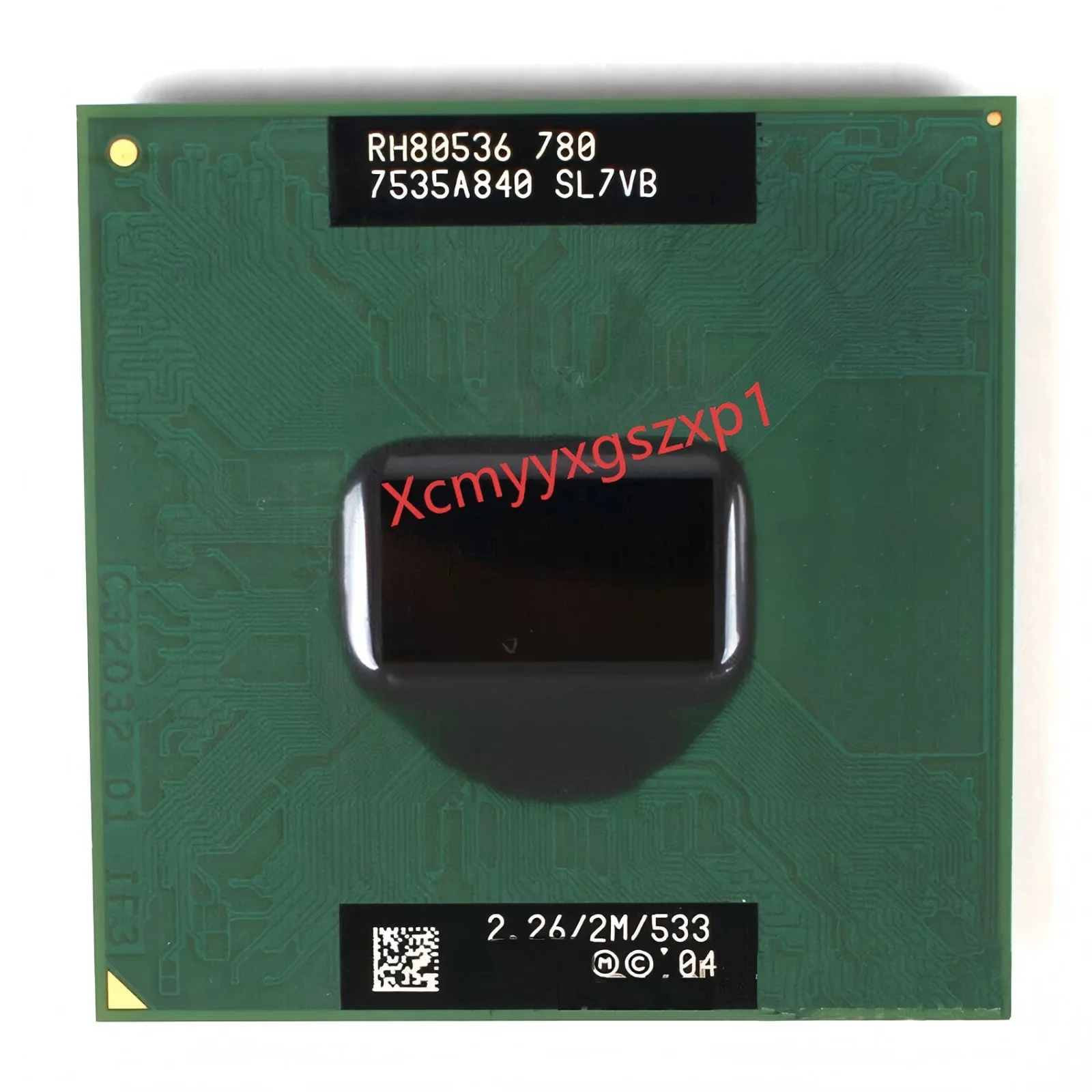 1pcs Used Intel Pentium M 780 2.26 GHz 2M Cache Socket 479 SL7VB PM780 Notebook CPU