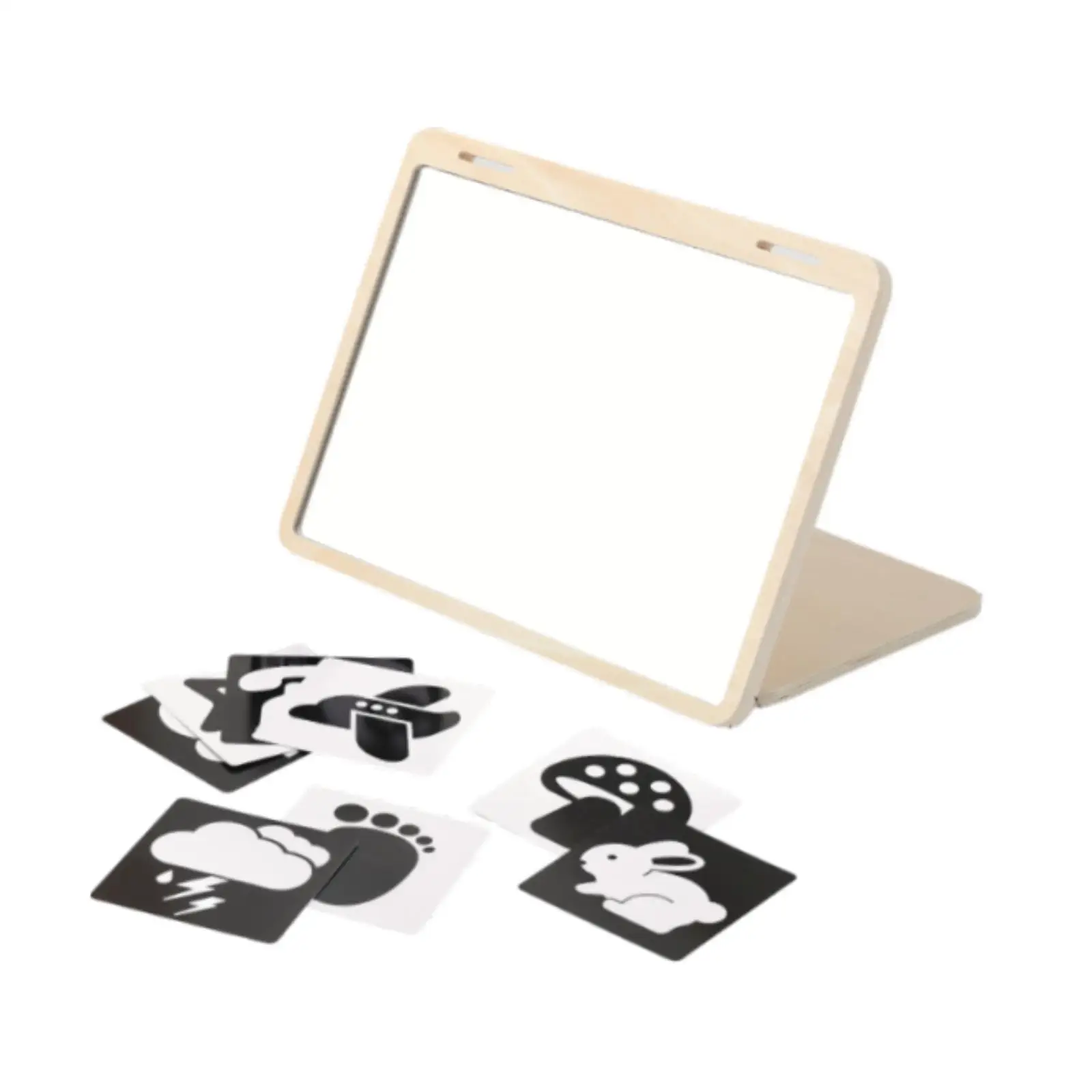 

Infant Time Mirror Toy Sensory Toy High Contrast Newborn Toy Educational for