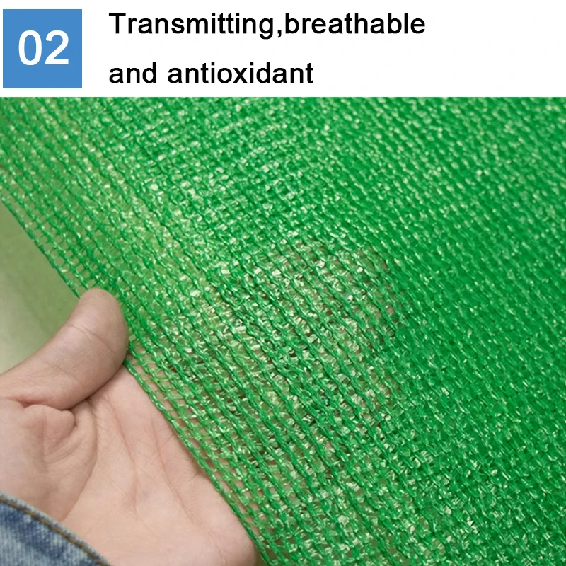 Весь рулон, 20253 м x 50 м, 12-контактные зеленые зашифрованные навесные паруса, 90 ~ 95%, затеняющая сетка для уличных сельскохозяйственных дворов