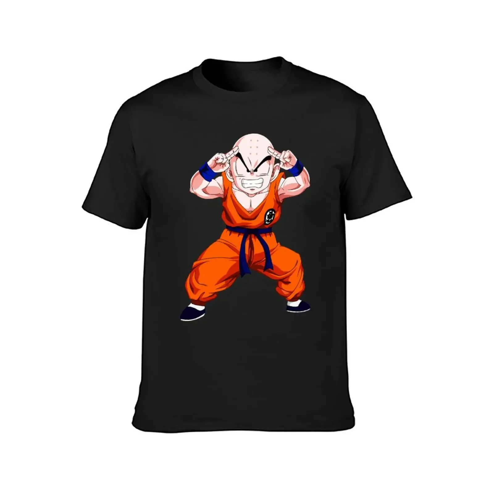 Krillin T-Shirt tops designer shirts graphic t shirt vintage sports fans mens tall t shirts