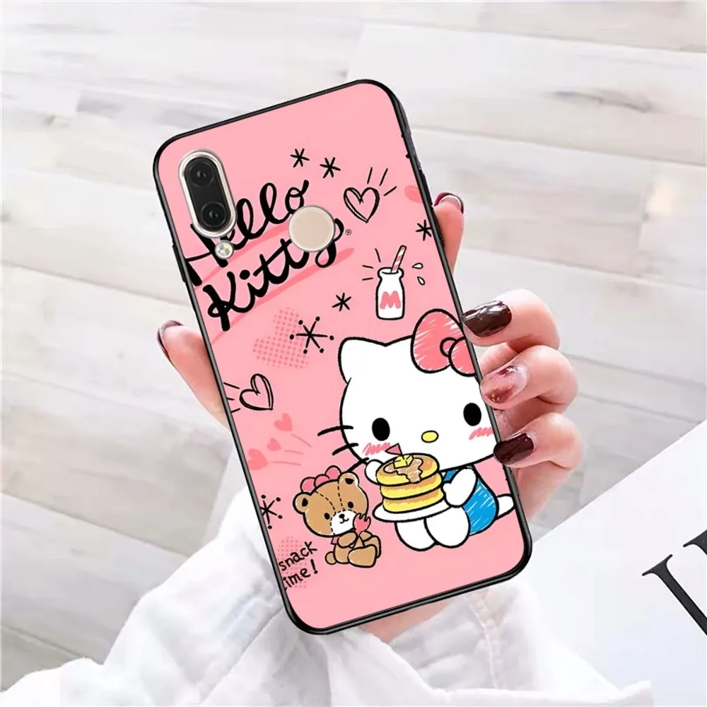 H-HELLO K-KITTY Phone Case For Redmi Note 4 X 5 A 6 7 8 T 9 9S 10 11 11S 11Epro Poco M3 pro