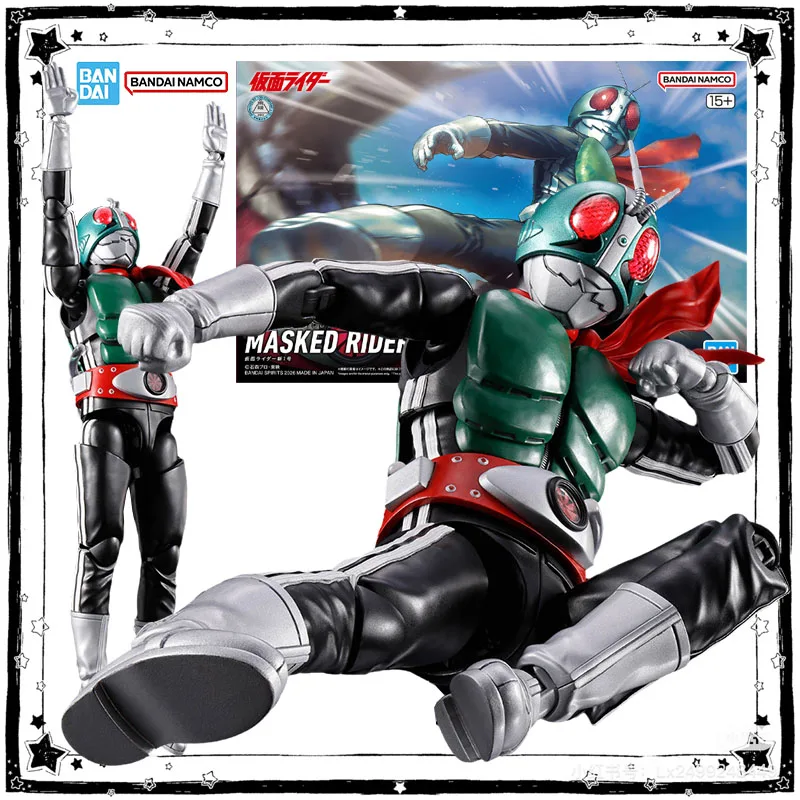 

Bandai Genuine Kamen Rider FRS Masked Rider 1 Anime Action Figure High Poseability Collection Assembly Model Boys Toys Gifts