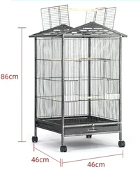 Luxury Large Villa Bird Cages Parrot Canary Breeding Metal Bird Cages Budgie Pet Hut Quail Jaula Pajaros Pet Products WZ50BC