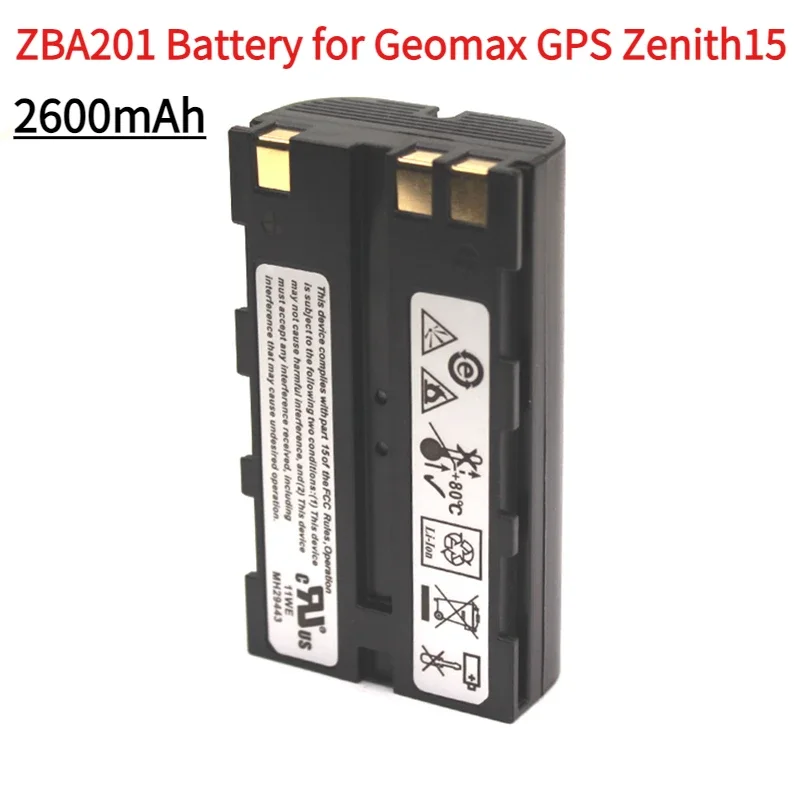 High Quality ZBA201 Battery for Geomax GPS Zenith15 Data Collector 7.4V 2600mAh Li-ion Battery