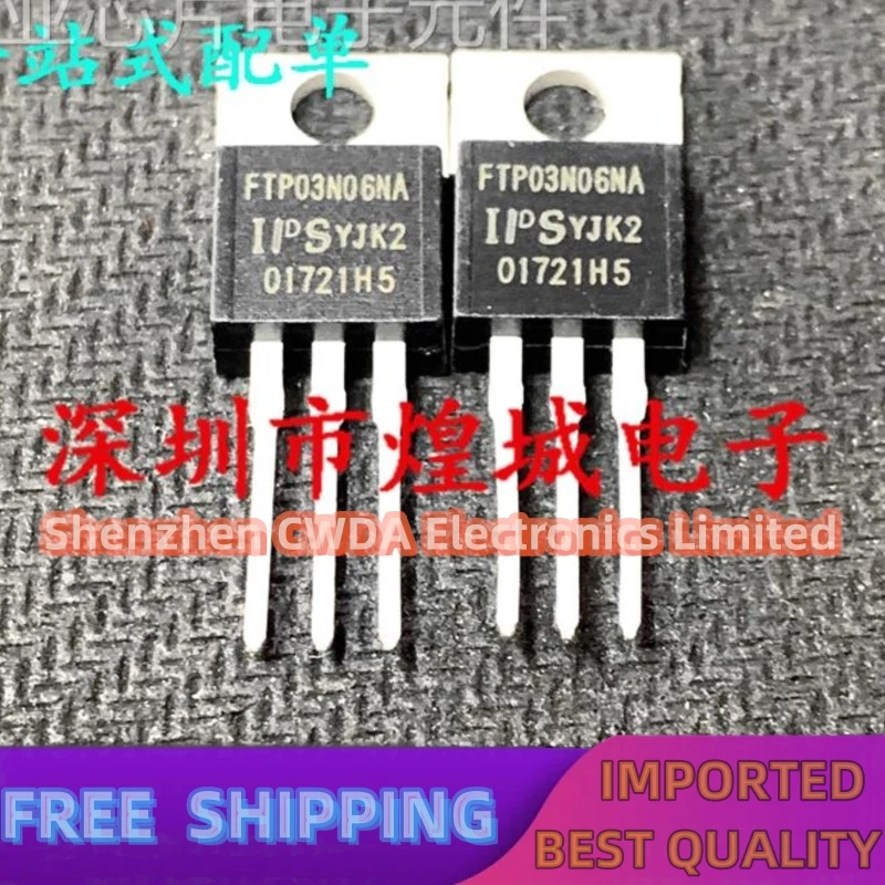 10PCS-20PCS  FTP03N06NA   TO-220 60V 280A  In Stock Can Be Purchased 