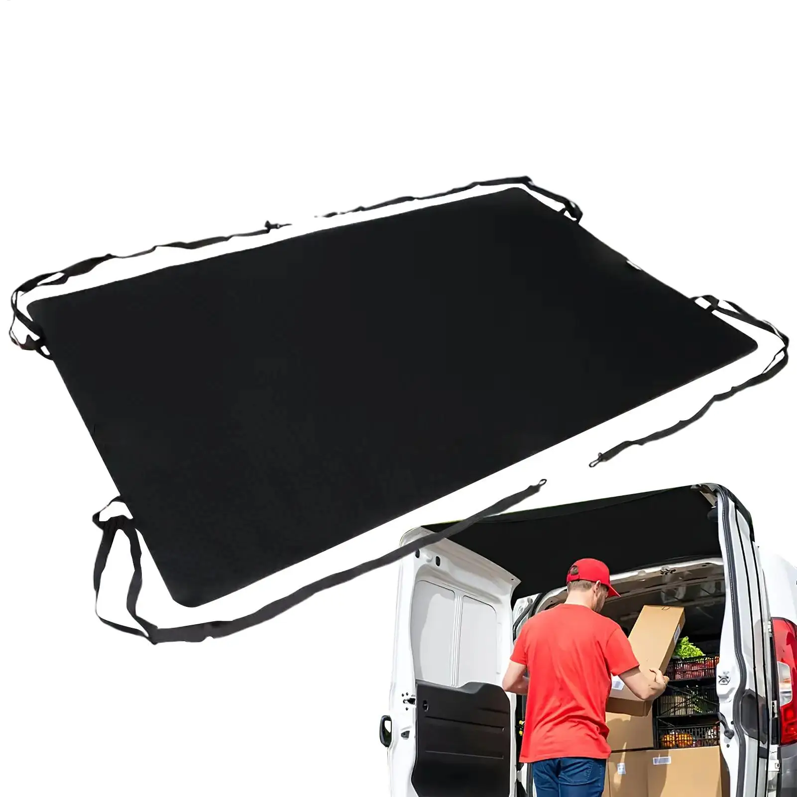 

Campervan rear door awning cover, vehicle awning, roof heat-insulating and tear-resistant awning, for trucks and campervans