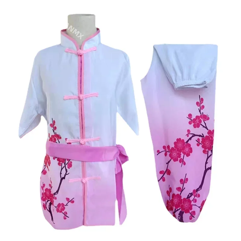 Chinese Traditional Wushu Clothing Children Kungfu Tai Chi Costumes Outfit Martial Arts Stage Performance Uniforms Boys Girls