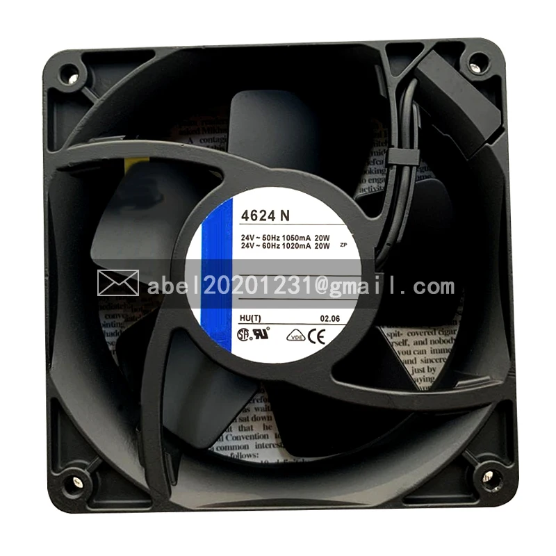 BRAND NEW 4624N 4624 N 24V AC 20W ORIGINAL COOLING FAN COOLER 12038 12CM 120*120*38MM