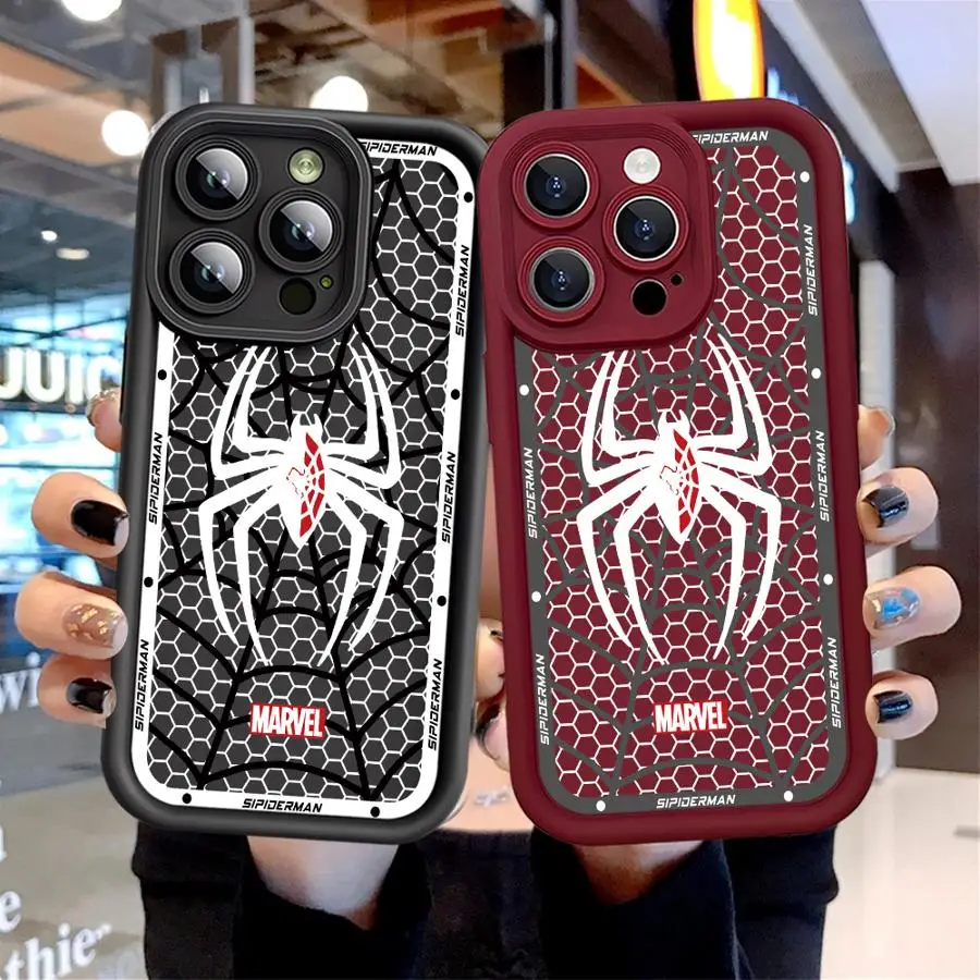 HOT Marvel Spider Man Spider Phone Case for Xiaomi Mi Poco X3 NFC X3Pro X5 5G 11 Lite 12T Pro Print Soft  Soft Cover