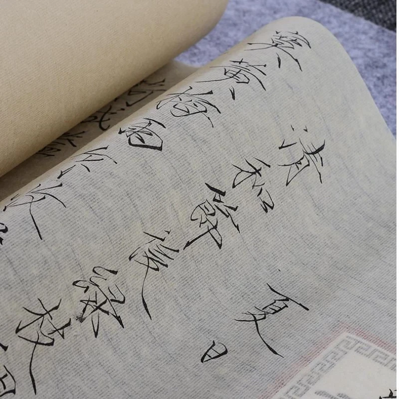 0.24*20 متر رقيقة جدا الزيز أجنحة الأرز ورقة الخط ورقة نصف ناضجة شوان ورقة الرسم الصيني نسخة Papel أروز تينا الصين