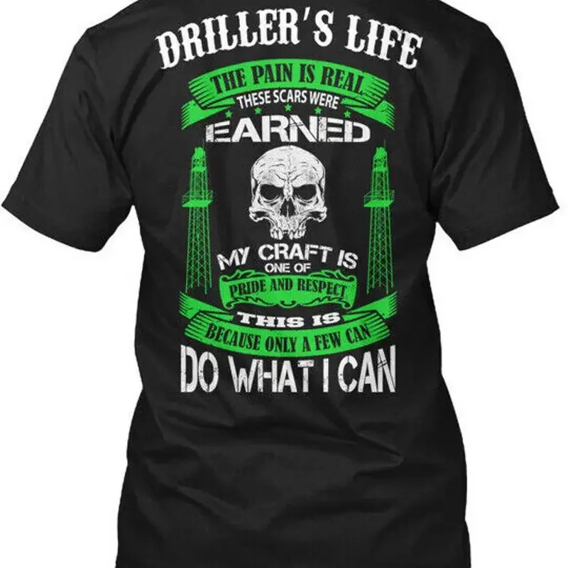 

Футболка Driller Pride And Respect Drillers Life Pain Is Made in USA от S до 5XL