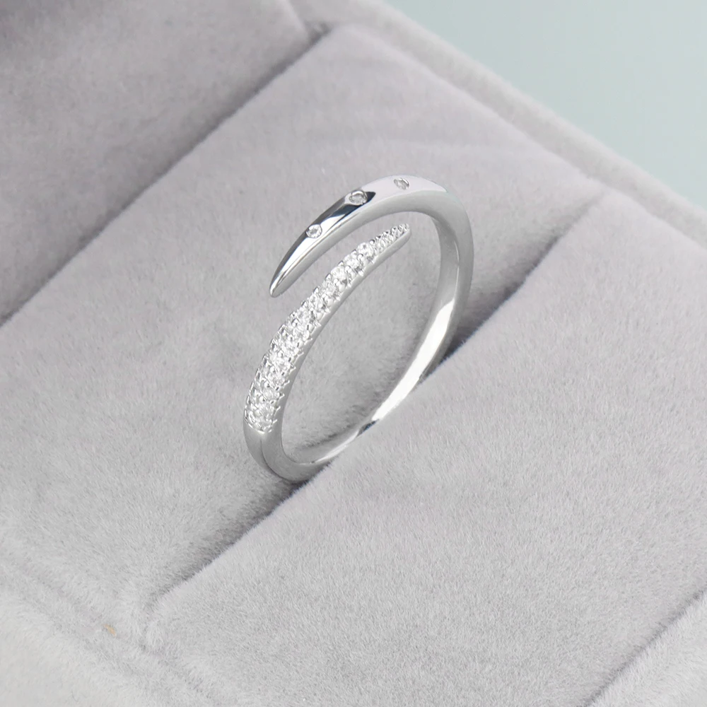 New Style Luxury 2 PCS Jewelry Set For Wedding Cubic Zirconia Resizable Bangle & Ring Sets High Quality Birthday Gift image 2