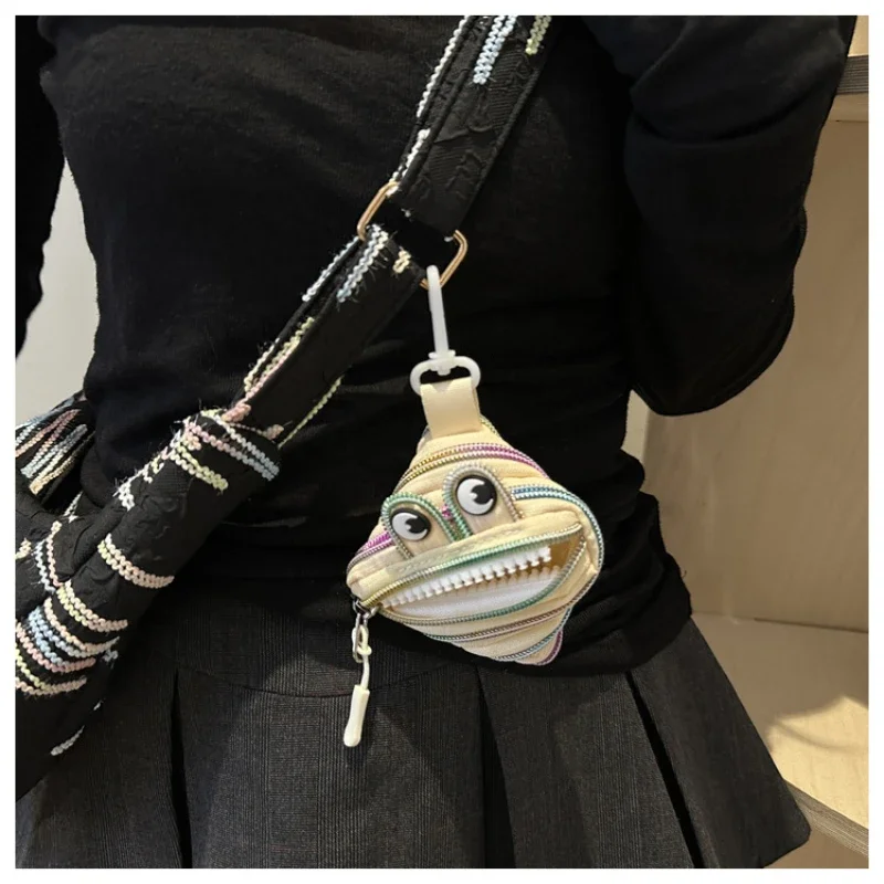 

Wallet Quirky Key Coin Purse Fashion Personalized Headphone Bag Women's Shoulder Mini Small Chain Bag Accessories Hanging