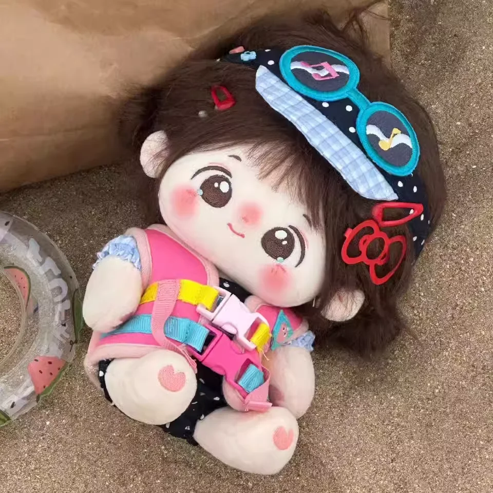 دمية قطنية هالة صغيرة 20 سم يمكن تغيير دمية قطيفة للفتيات إلى دمى بشرية كهدية للأزواج والصديقات #3