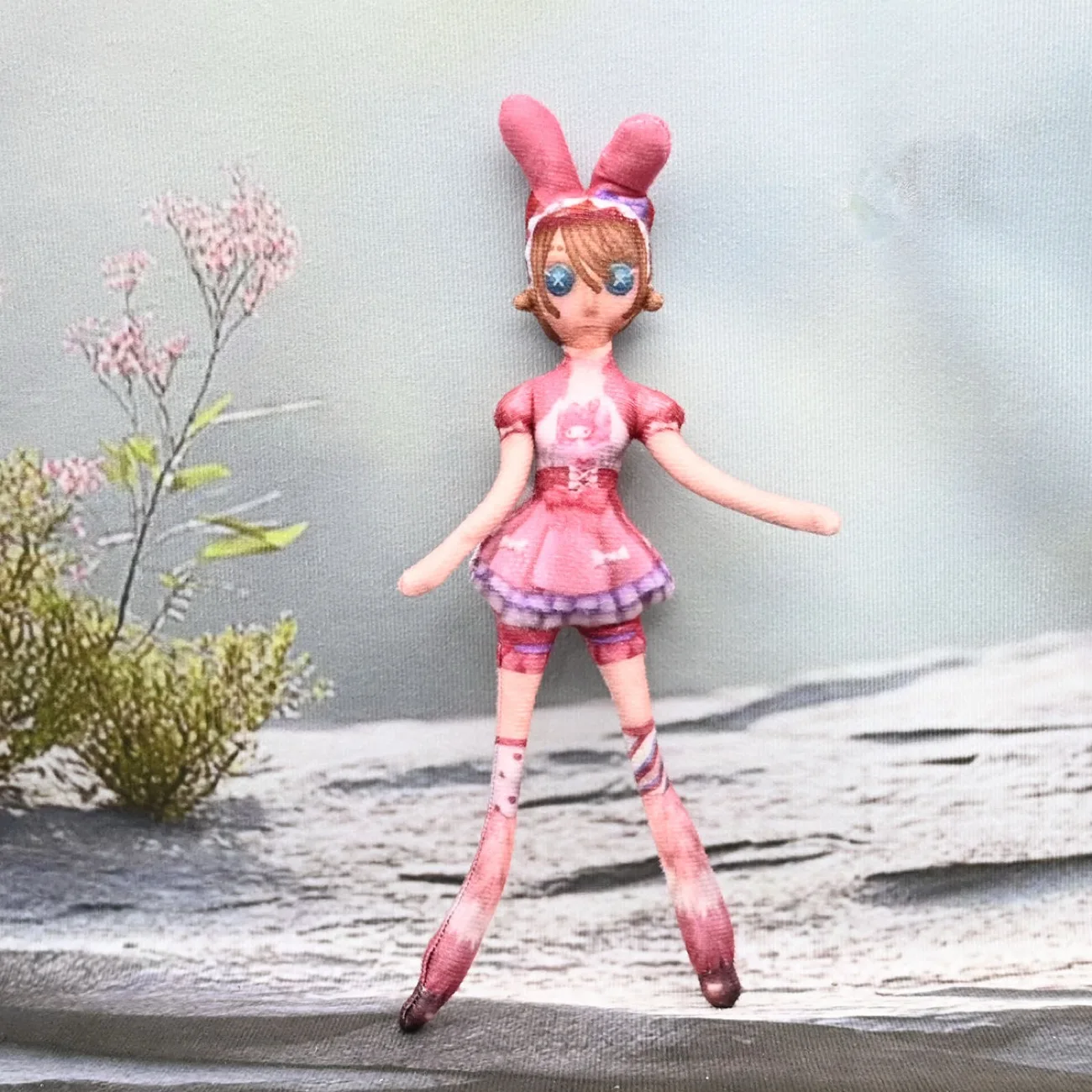 다섯 번째 캐릭터 코스프레 용병 치어리더 엠발머 추상 피규어 손발 와이어 스켈레톤 포징 디자인