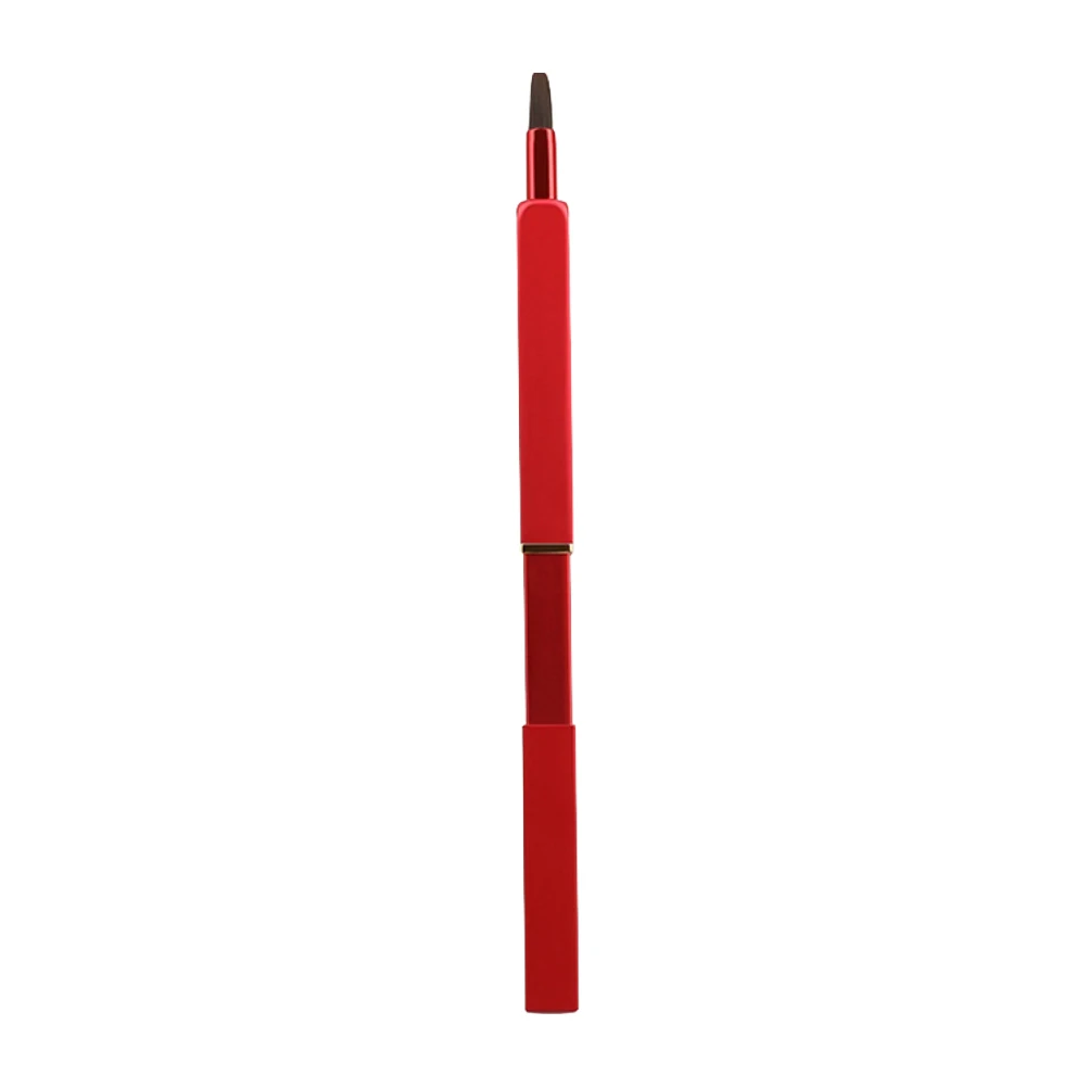 

Retractable Lip Brush Premium Bristles Portable Travel Makeup Tool Kit Long Use Comfortable Handle Delicate Elastic Lipstick