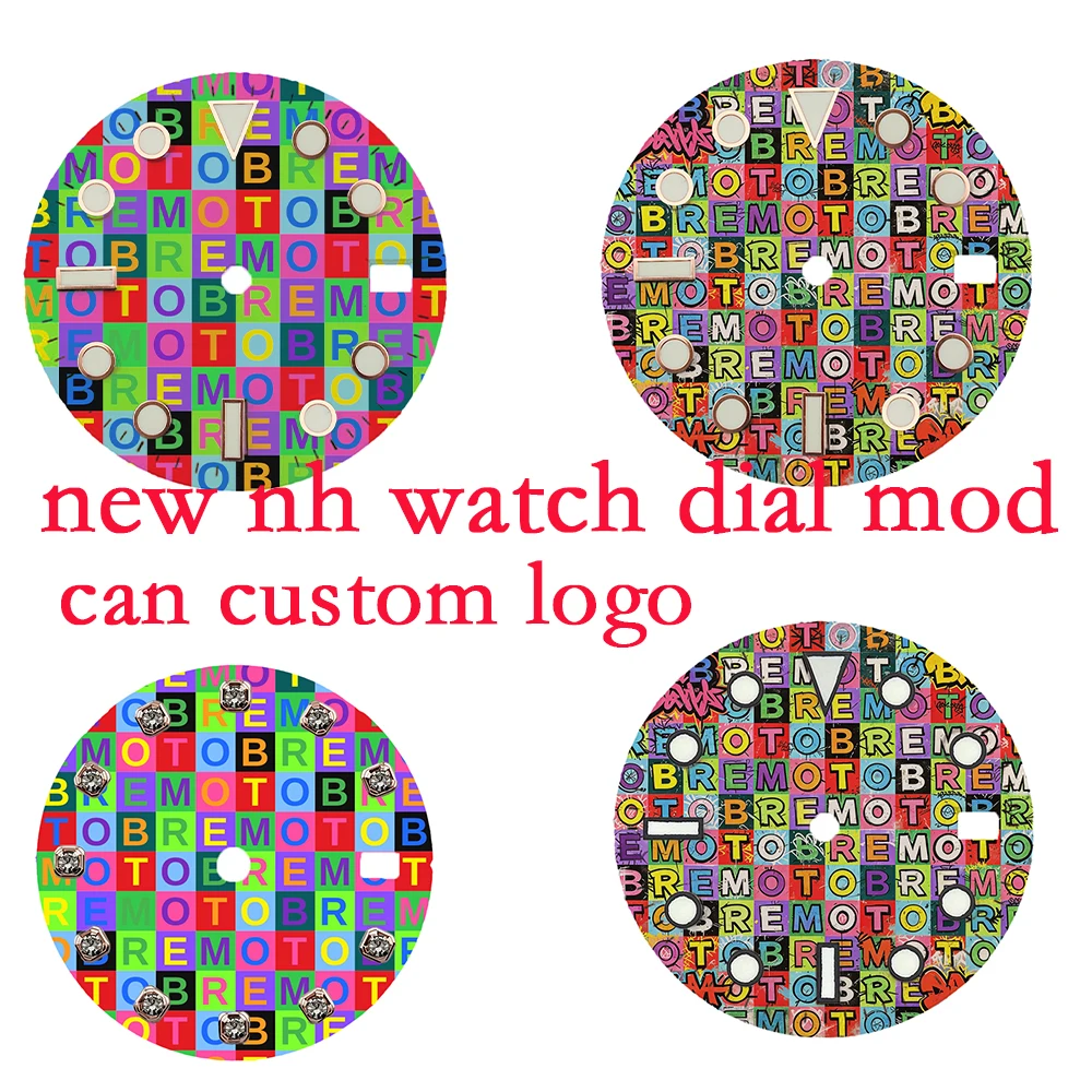 montre-mecanique-nh35-modifiee-avec-cadran-lumineux-c3-motif-lettres-anglaises-285-mm-accessoires-pour-mouvement-nh35
