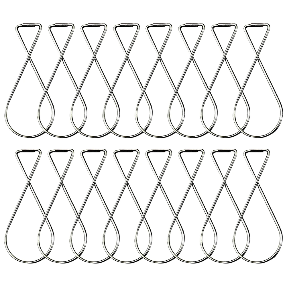 

100 pcs Automatic Rebound Hooks Galvanized Steel Ceiling Hangers Clips for Tiles Grid Drop Strong Load Bearing Portable