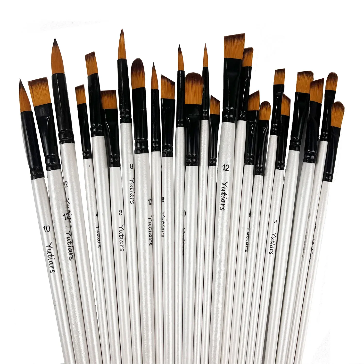 6pcs Artist Paint Brushes Set Artist Paintbrushes For Acrylic Oil Watercolor Acrylic Painting For Body Face Rock Canvas