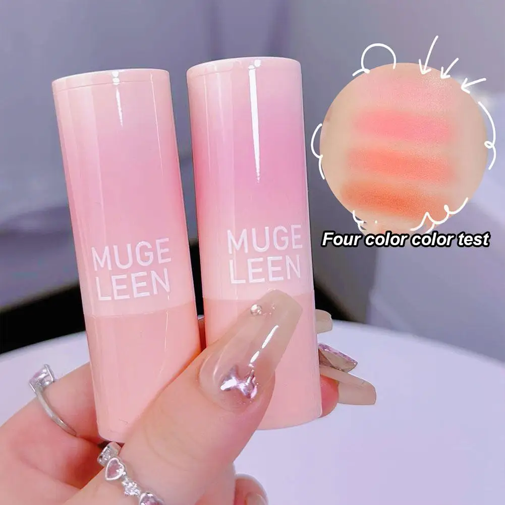 Bâton de fard à joues doux pour le visage, double extrémité, éclaircissant, contour, ombre, poudre, pêche, rose, teinte des joues, maquillage coréen, cosmétiques