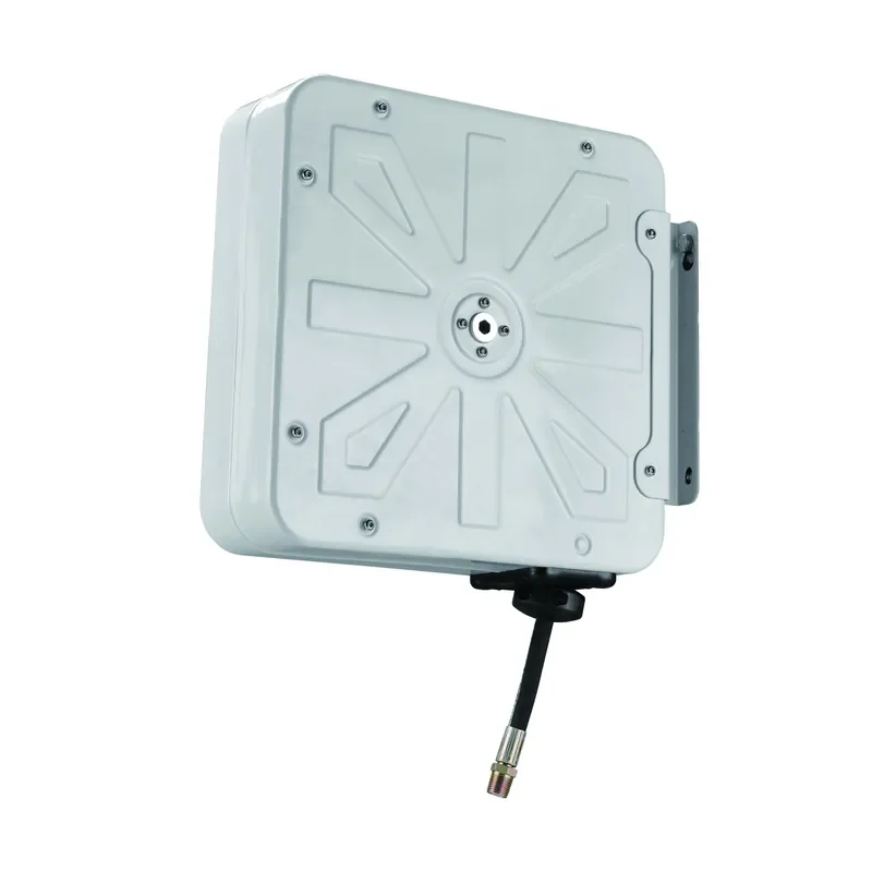 for Automatic Rewind Compressed Air Hose Reel Mixed Polymer Hose with Heavy Duty Steel Case 3/8 1/2 Inch Closed Air Hose Reel