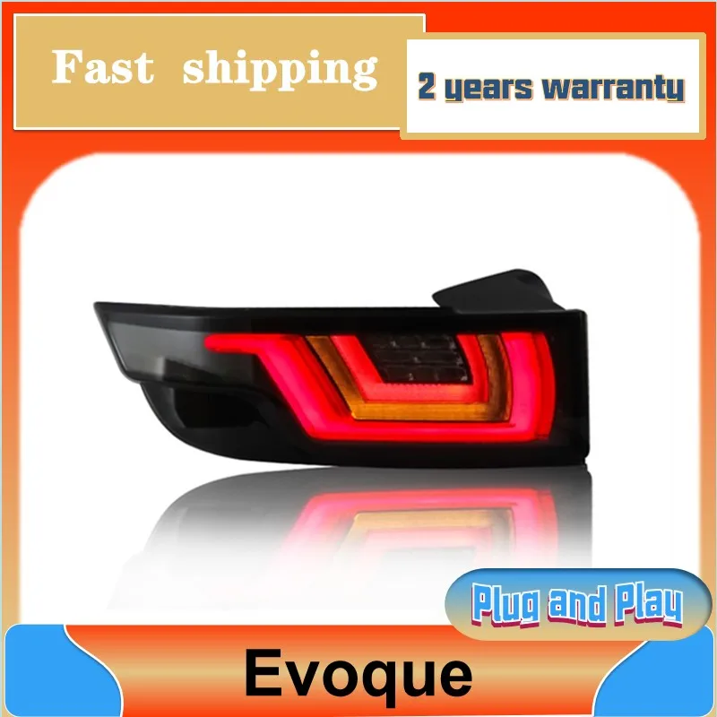 

Car Styling for Range Rover Evoque Tail Light 2012-2018 Evoque Taillights Land Rover Rear DRL Fog Brake Turn Signal Reversing