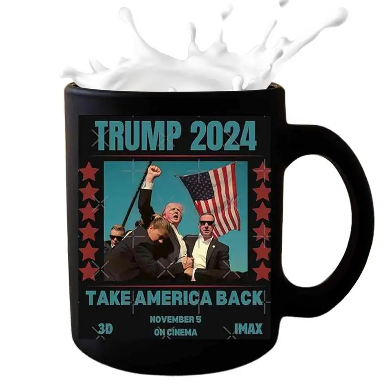 

President Mug 11 Oz President Shot Assassination Attempt Ceramic Coffee Mug Drinking Water Cup For Coffee Tea Hot Chocolate Or