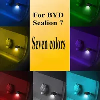 For BYD Sealion 7 Ambient Lighting Kit - Multi-Function LED Night/Reading/Breathing Lights with Dual USB-C/A Ports Compatibility