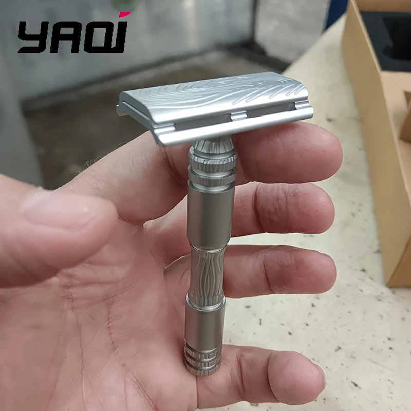 

2026 New Arrival！ YAQI Ghost Safety Razor 316 Stainless Steel Smooth Shaving Comfortable Experience Designed Razor