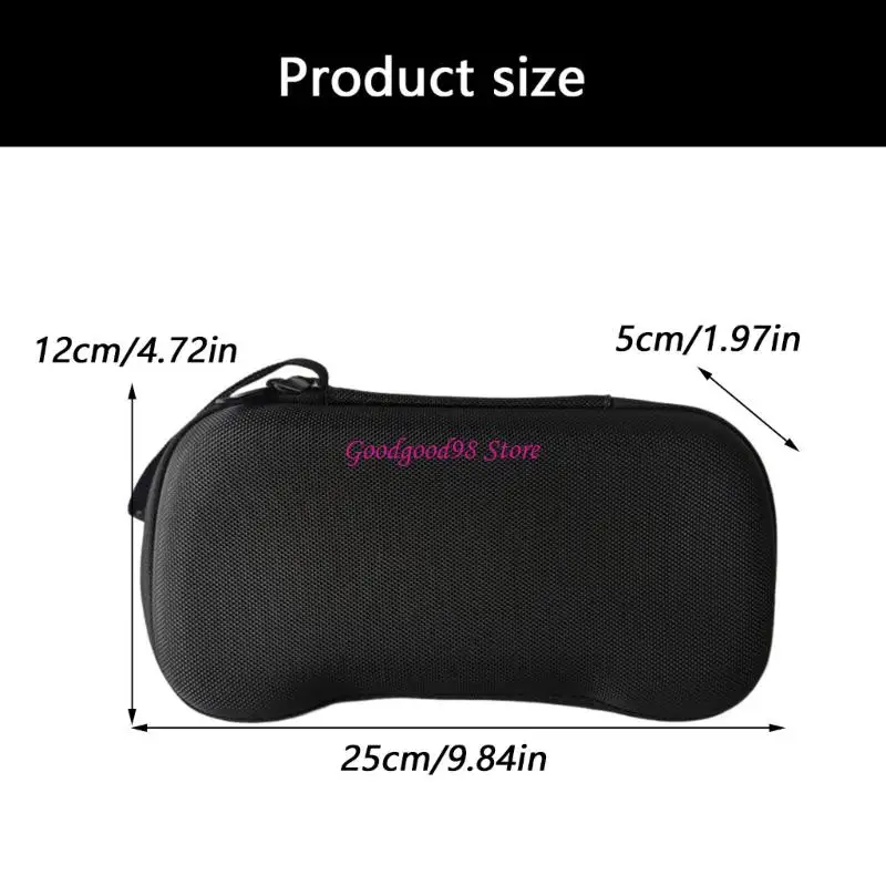 Carrying Case Storage Box with Mesh Pocket for Retroid Pocket 5 Handheld Game Console Storage Bag Travel Case