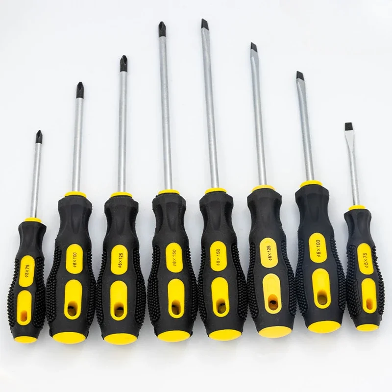 Multipurpose Handle Screwdrivers Electrician Insulated Security Repair Hand Tools Screw Driver Cross/Straight Type Screw Driver