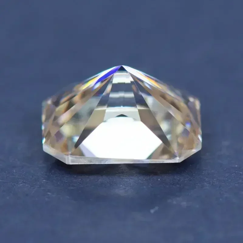 Moissanite corte radiante cor natural chá amarelo vvs1 com certificado gra para diy encantos contas jóias fazendo pulseira materiais