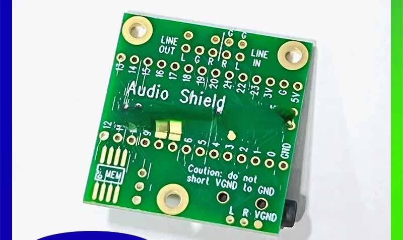 DEV-15845 Audio IC power builder Teensy 4 Audio Shield